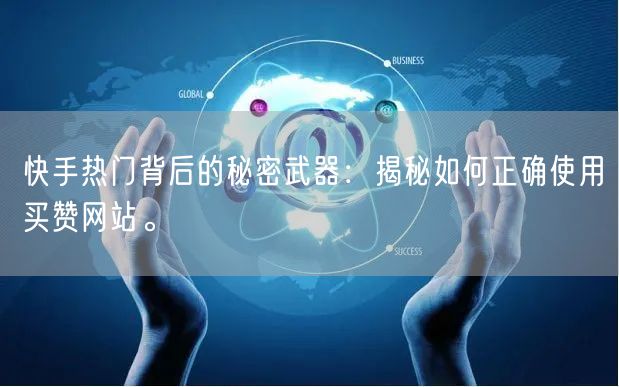 快手热门背后的秘密武器：揭秘如何正确使用买赞网站。